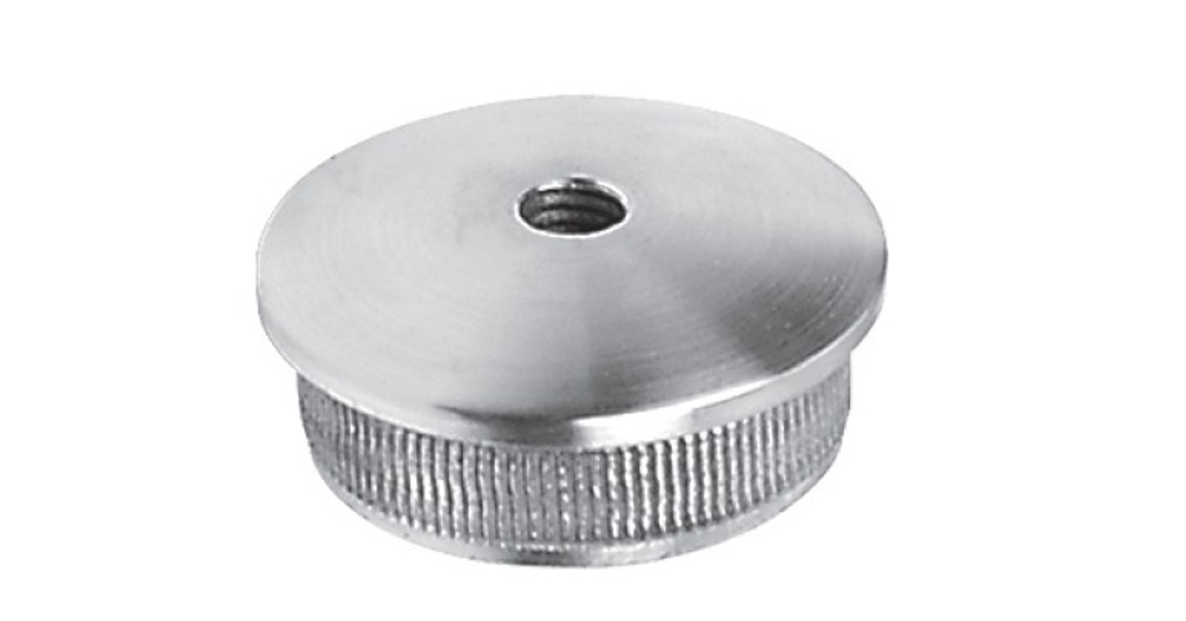Bouchon D'extrémité (Endkappe) En Acier Inox V2A Pour Tube Carré - Avec Alésage Central M8 - Marque Cosch-Edelstahl - Neuf