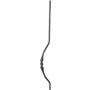 "Modern Design" Bauchstab, Vierkantmaterial, kantengehämmert, verschiedene Materialstärken und Höhen