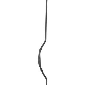 "Modern Design" Bauchstab, Vierkantmaterial, glatt, verschiedene Materialstärken und Höhen