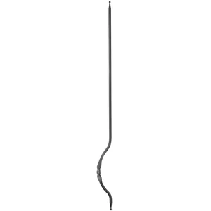 "Modern Design" Bauchstab, Vierkantmaterial, glatt, verschiedene Materialstärken und Höhen