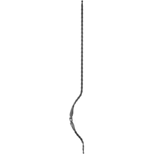 "Modern Design" Bauchstab, Vierkantmaterial, kantengehämmert, verschiedene Materialstärken und Höhen