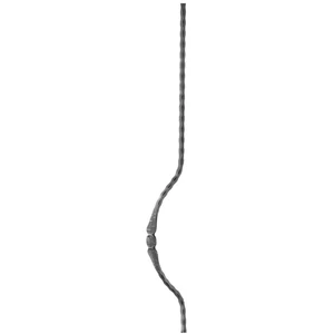 "Modern Design" Bauchstab, Vierkantmaterial, kantengehämmert, verschiedene Materialstärken und Höhen