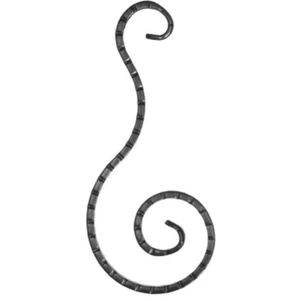 Schnörkel, Flachmaterial "Scala", geschmiedet, verschiedene Materialstärken