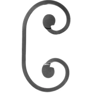 C Schnörkel, verschiedene Materialstärken