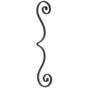 Schnörkel, Flachmaterial "Scala", geschmiedet