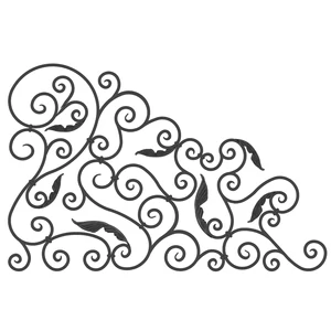 Ornament aus Schmiedeeisen