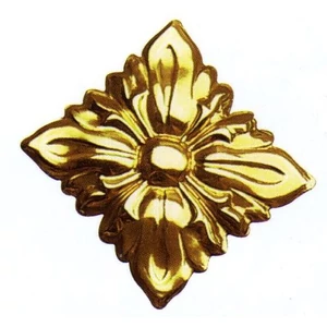 Zierrosette aus Messing