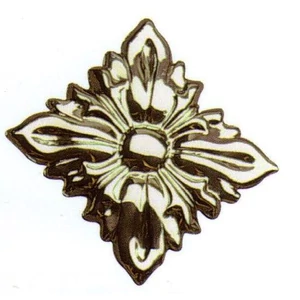 Zierrosette aus Edelstahl