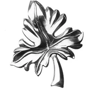 Zierblatt aus Edelstahl