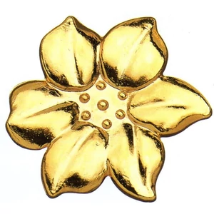 Zierrosette aus Messing