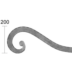 Tor-und Zaunbogen, rechts, verschiedene Materialstärken