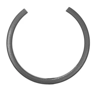 Ring offen, Flachmaterial, glatt, verschiedene Materialstärken und Durchmesser