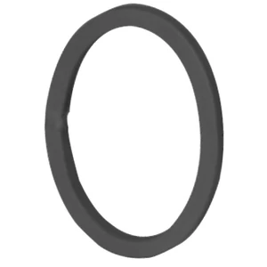 Ovalring, Vierkantmaterial, glatt