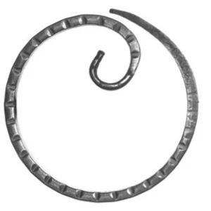 Ring, geschmiedet, Flachmaterial "Scala", verschiedene Materialstärken und Durchmesser
