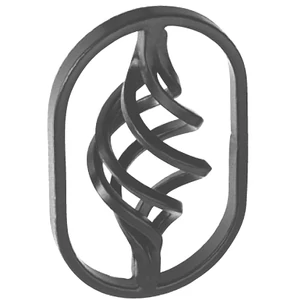 Ovalring mit Zwirbel
