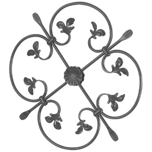 Ornament, barock, verschiedene Materialstärken
