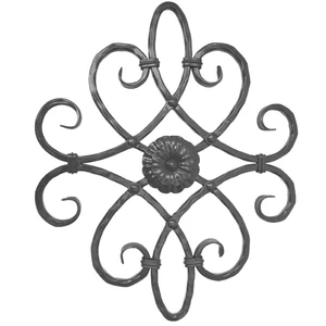 Ornament, klassisch, vernietet, kantengehämmert, verschiedene Materialstärken
