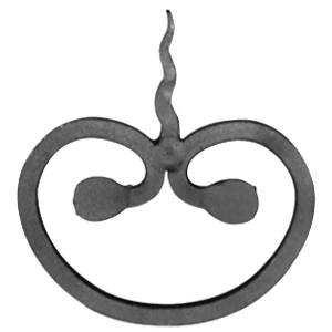 Zierelement, Flachmaterial, glatt, verschiedene Materialstärken