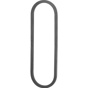 Ovalring, Vierkantmaterial, glatt