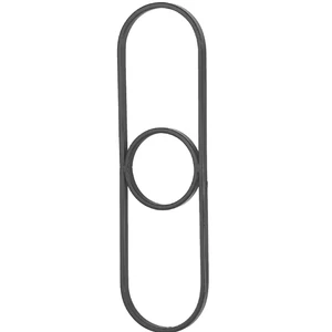Ovalring, Flachmaterial, glatt