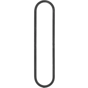 Ovalring, Vierkantmaterial, glatt, verschiedene Größen