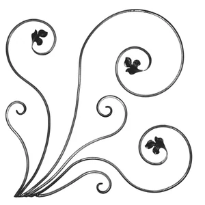 Ornament aus Schmiedeeisen