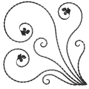 Ornament aus Schmiedeeisen