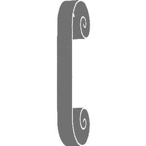 Bauchstab, klassisch, Flachmaterial, glatt