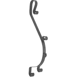 Bauchstab, klassisch, Flachmaterial "Ziegeldekor"