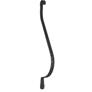Bauchstab, geschmiedet, Flachmaterial, verschiedene Oberflächen