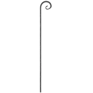 Zaunstab, Vierkantmaterial "Scala"