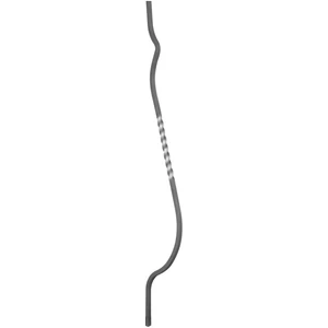 Bauchstab, klassisch, Vierkantmaterial, glatt, verschiedene Materialstärken und Höhen