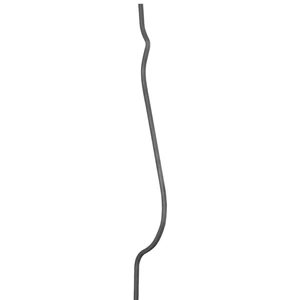 Bauchstab, klassisch, Vierkantmaterial, glatt, verschiedene Materialstärken und Höhen