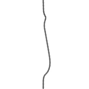 Bauchstab, klassisch, Vierkantmaterial, kantengehämmert