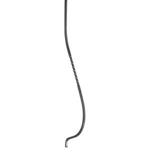 Bauchstab, klassisch, Vierkantmaterial, glatt, verschiedene Materialstärken und Höhen