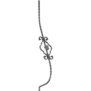 Bauchstab, klassisch, Vierkantmaterial, kantengehämmert, verschiedene Materialstärken und Höhen