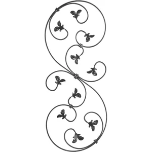 Barock Element, Flachmaterial "Scala", verschiedene Materialstärken