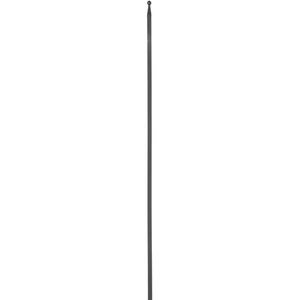 Zaunstab, Vierkantmaterial, glatt, mit kleiner Kugel, verschiedene Materialstärken und Höhen