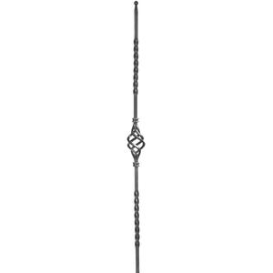 Zaunstab Länge: 1200 mm Material Ø 14 mm roh Spitze mit Kugel Stahl S235JR,