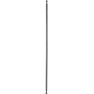 Zaunstab, Rundmaterial, glatt, mit kleinen Kugeln, verschiedene Materialstärken und Höhen