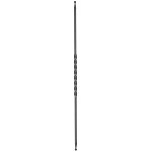 Zaunstab, Vierkantmaterial, glatt, mit kleinen Kugeln, verschiedene Materialstärken und Höhen