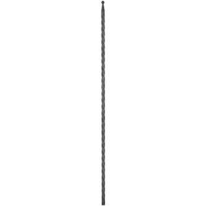 Zaunstab, Vierkantmaterial, kantengehämmert, mit kleinen Kugeln, verschiedene Materialstärken und Höhen