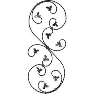 Barock Element, Flachmaterial, kantengehämmert, verschiedene Materialstärken