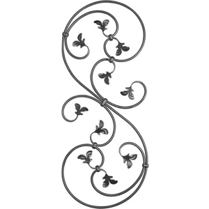 Barock Element, Rundmaterial, glatt