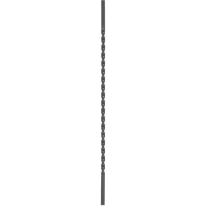 Zierstab, Flachmaterial, glatt, gedreht