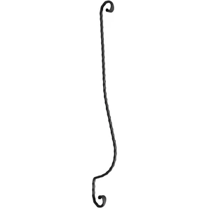 Bauchstab, klassisch, Vierkantmaterial, kantengehämmert, verschiedene Materialstärken