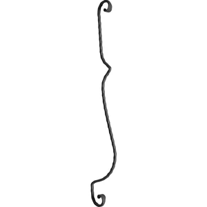 Bauchstab, klassisch, Vierkantmaterial, kantengehämmert, verschiedene Materialstärken