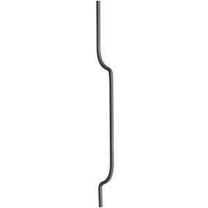 Bauchstab, klassisch, Vierkantmaterial, glatt, verschiedene Materialstärken