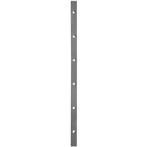 Flachstahl, Diamant gelocht, Abstand zwischen den Lochmitten 125mm, verschiedene Lochgrößen und Stahlstärken