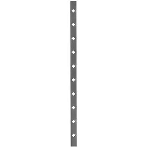 Flachstahl, Diamant gelocht, Abstand zwischen den Lochmitten 74,5mm, verschiedene Stahlstärken